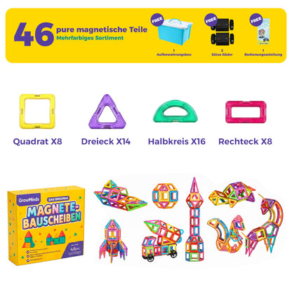 GrowMinds Magnetbauscheiben