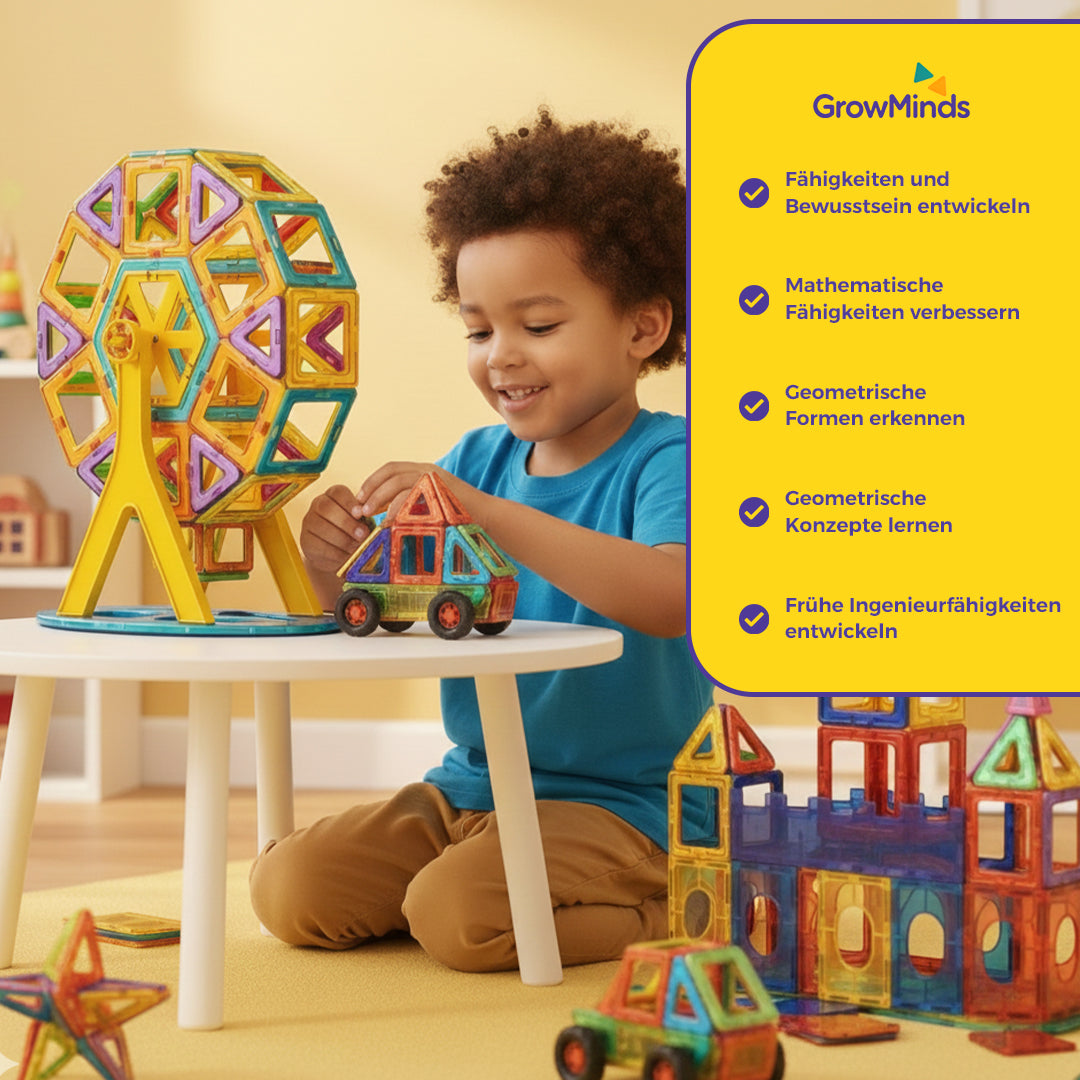 GrowMinds Magnetbauscheiben